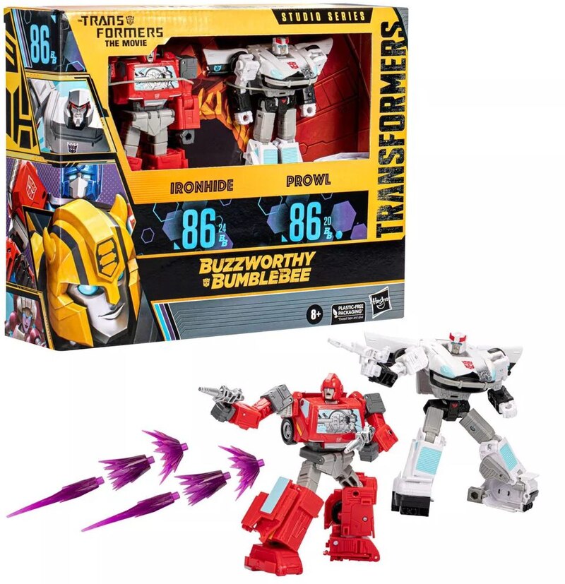 86 Ironhide and Prowl 2-Pack Official Images & Details from
